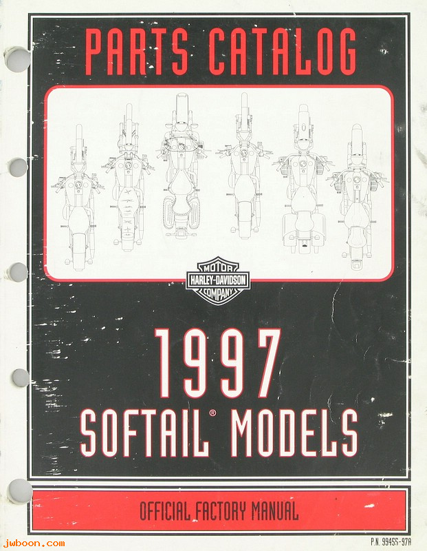   99455-97Aused (99455-97A): Softails parts catalog 1997