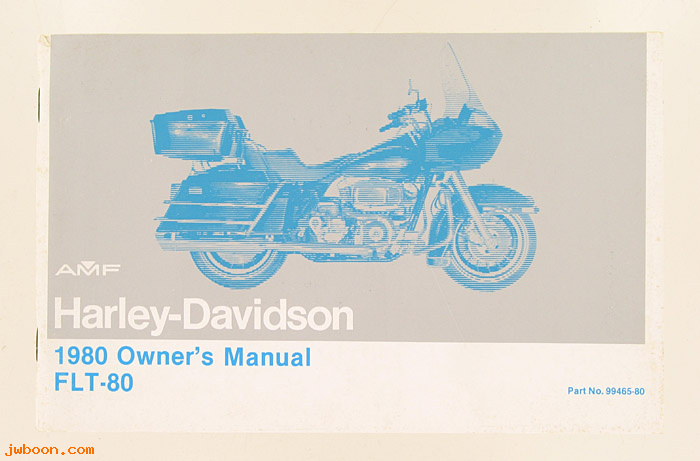   99465-80 (99465-80): 1980 Riders handbook / Owner's manual, FLT-80 - NOS