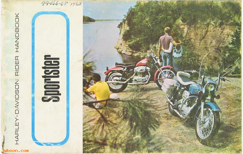   99466-68 (99466-68): 1968 Riders handbook / Owner's manual, Sportster - NOS