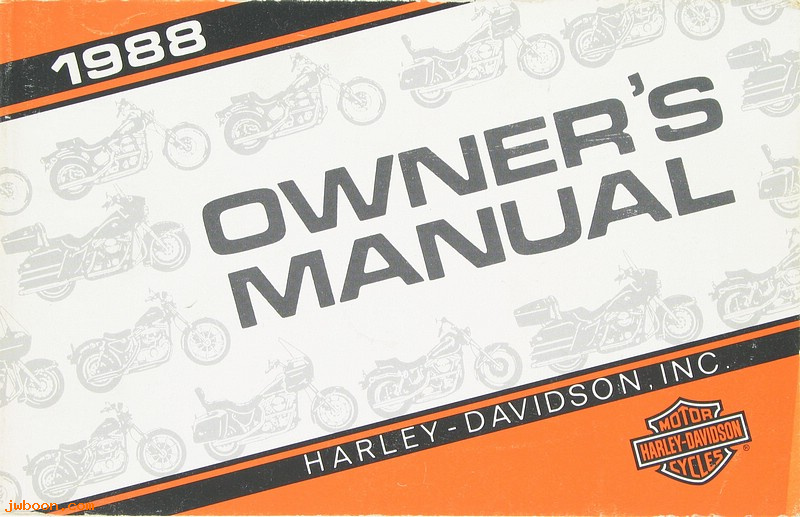   99466-88 (99466-88): 1988 Riders handbook / Owner's manual, all models - NOS