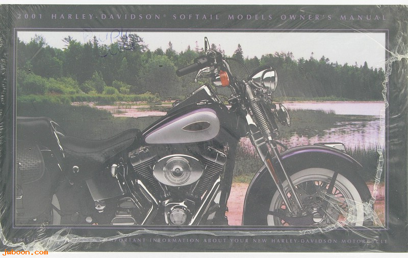   99469-01 (99469-01): Softail domestic owner's manual 2001 - NOS