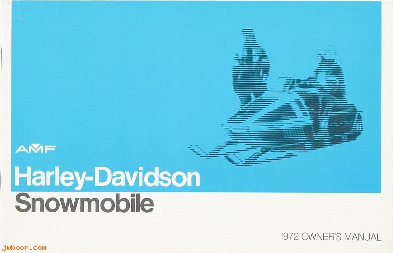   99474-72 (99474-72): 1972 Riders handbook / Owner's manual - Snowmobile - NOS