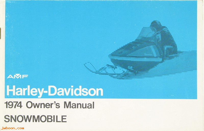   99474-74 (99474-74): 1974 Riders handbook / Owner's manual - Snowmobile - NOS