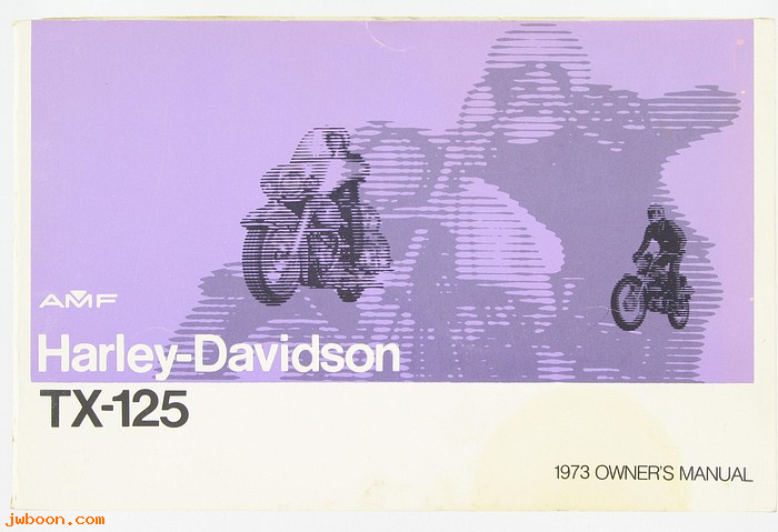   99476-73 (99476-73): 1973 Riders handbook / Owner's manual - TX 125 - NOS