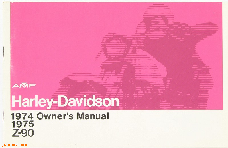  99477-74 (99477-74): 1974, 1975 Riders handbook / Owner's manual - Z-90 - NOS