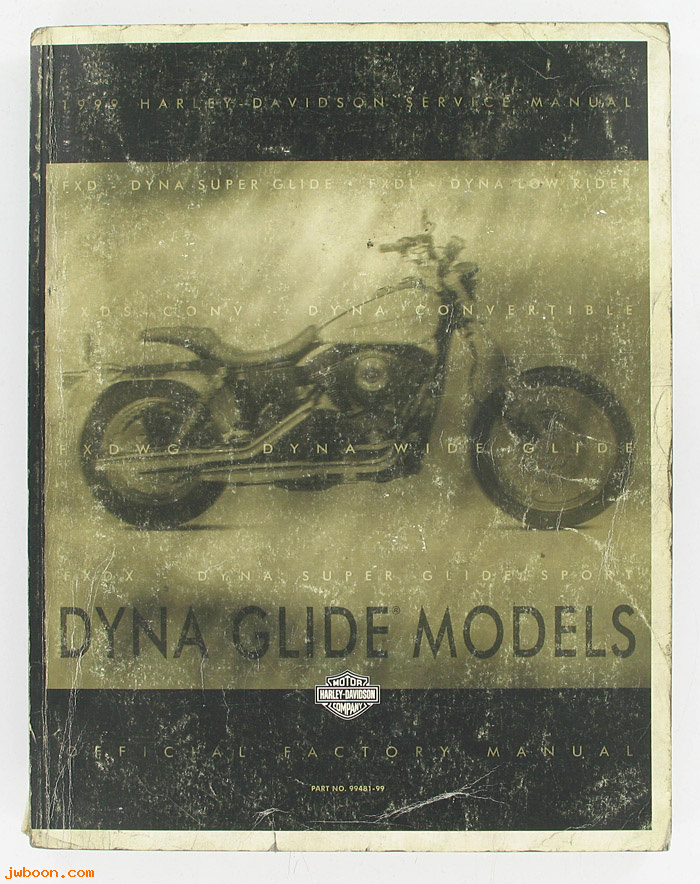   99481-99used (99481-99): Dyna Glide service manual 1999