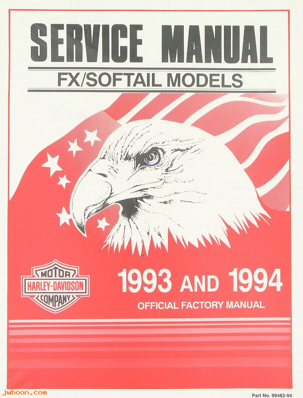   99482-94 (99482-94): Softail service manual  '93-'94 - NOS