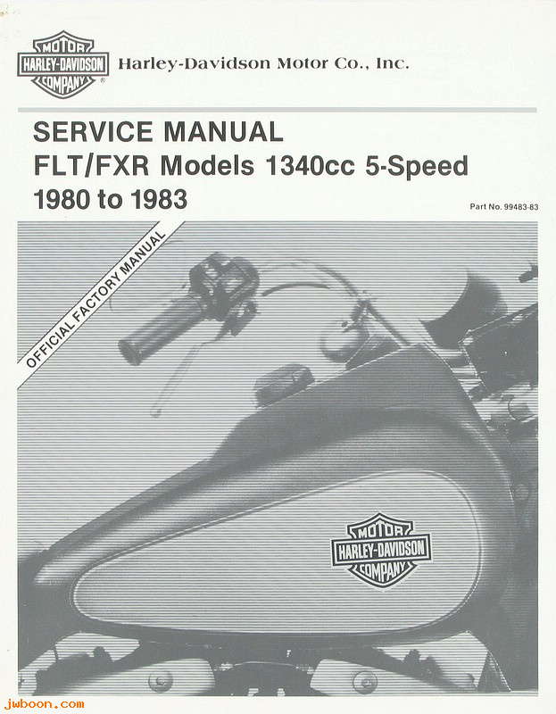   99483-83 (99483-83): FLT, FXR service manual '80-'83 - NOS