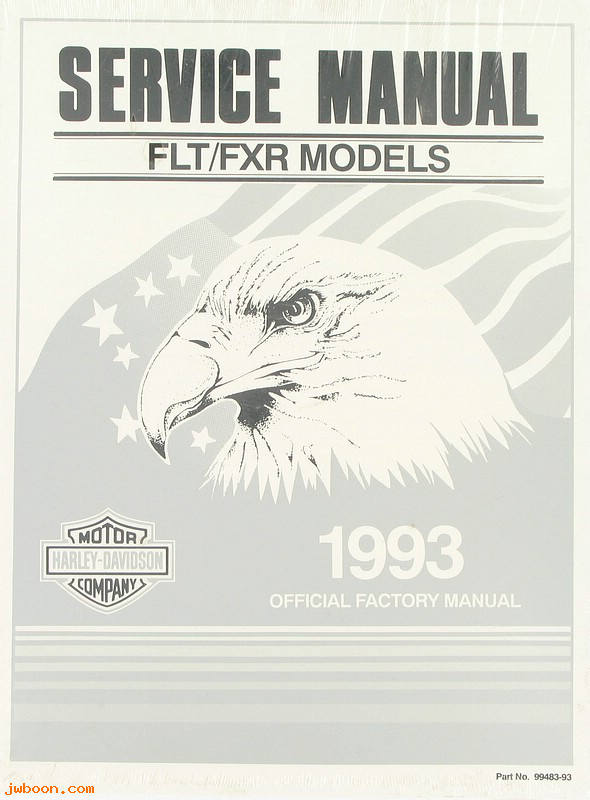   99483-93 (99483-93): FLT, FXR service manual 1993 - NOS