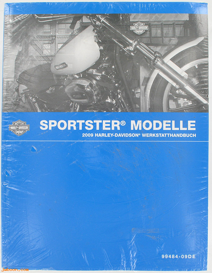   99484-09DE (99484-09DE): Sportster service manual 2009, german - NOS