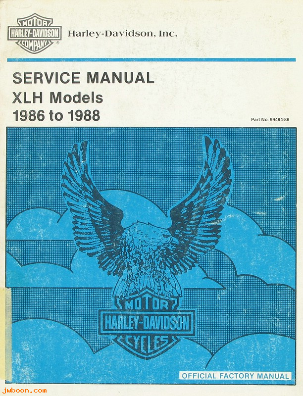   99484-88used (99484-88): Sportster service manual '86-'88