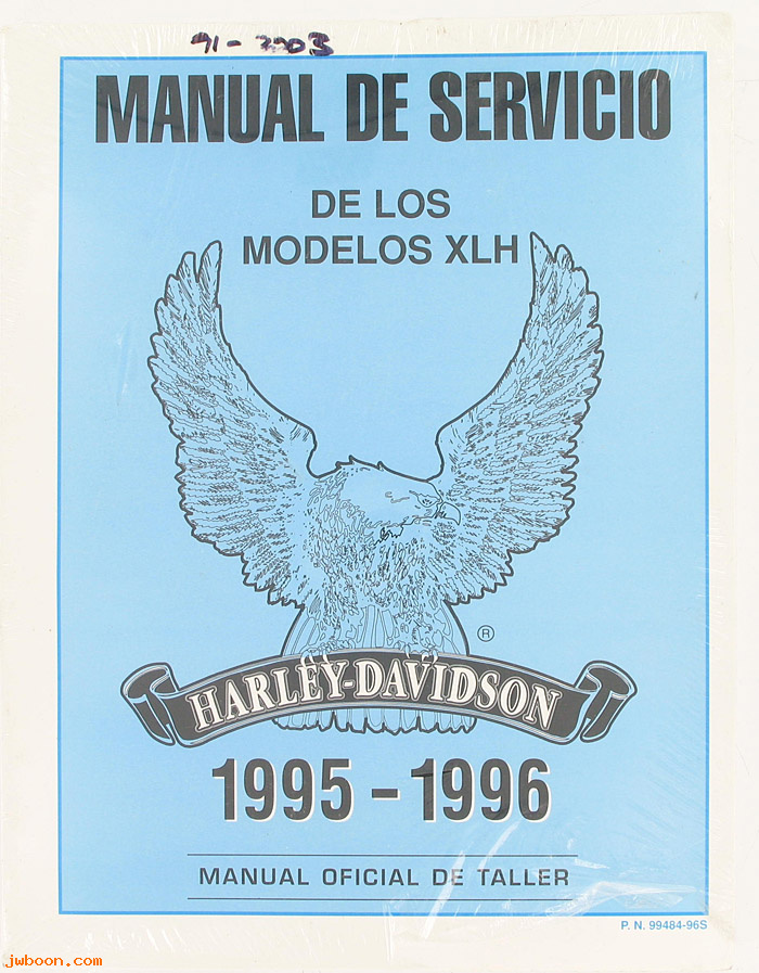   99484-96S (99484-96S): Sportster service manual '95-'96, spanish - NOS