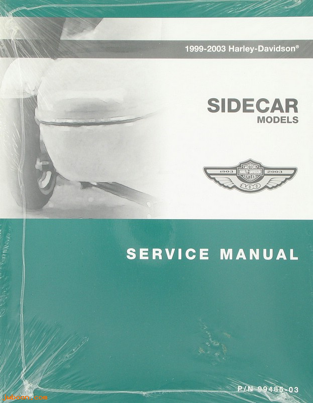   99485-03 (99485-03): Sidecar service manual '90-'03 - NOS