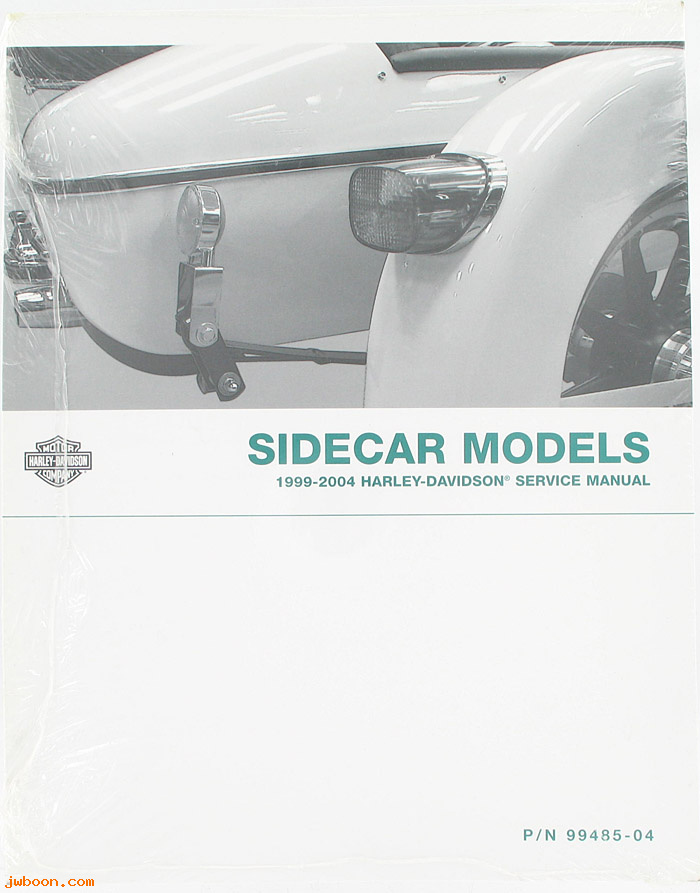   99485-04 (99485-04): Sidecar service manual '99-'04 - NOS