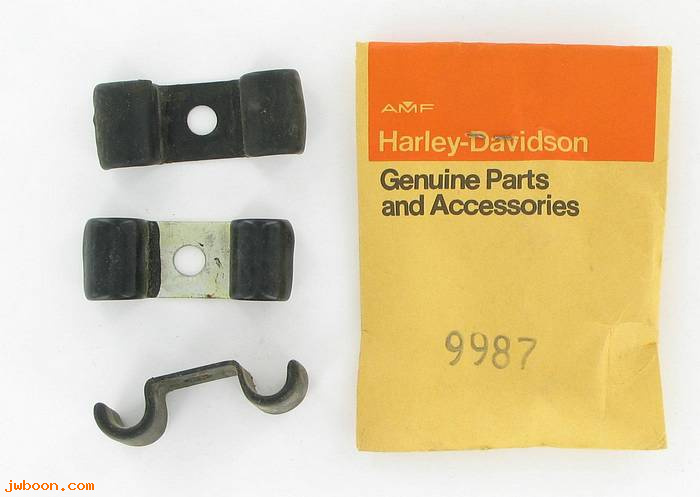       9987 (    9987): Cable clip, battery cable (in box) - NOS - Servi-car GE '64-'73