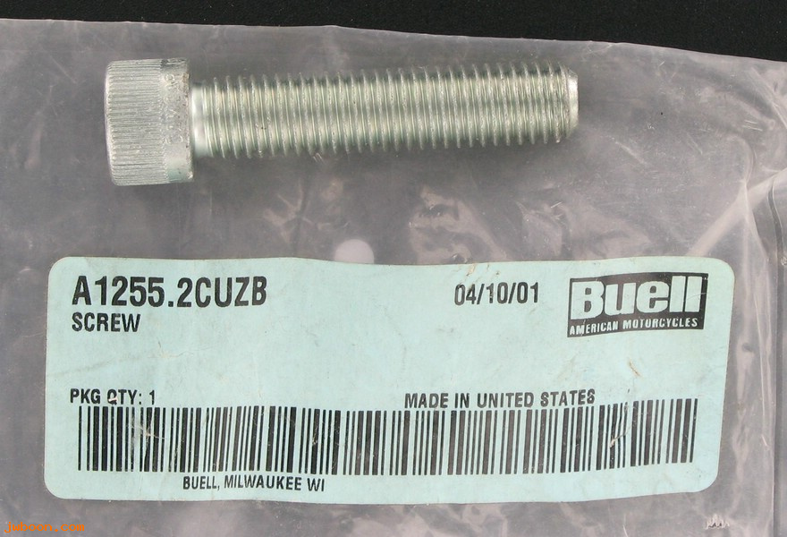   A1255.2CUZB (    2896Y): Screw - NOS - Buell X1 Lightning '02