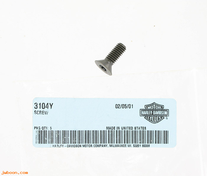   AA0507.12CBL (    3104Y): Screw, Torx - NOS