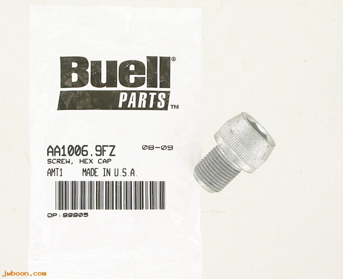   AA1006.9FZ (    2878Y / 3457Y): Screw, 5/8"-18 x 3/4" hex socket head - NOS - Buell