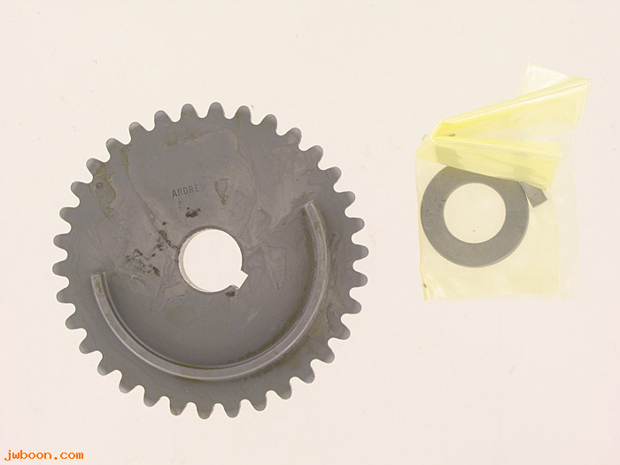 AND288010 (): Andrews Keyed cam drive gear - 34T, in stock