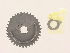  AND288010 (): Andrews Keyed cam drive gear - 34T, in stock