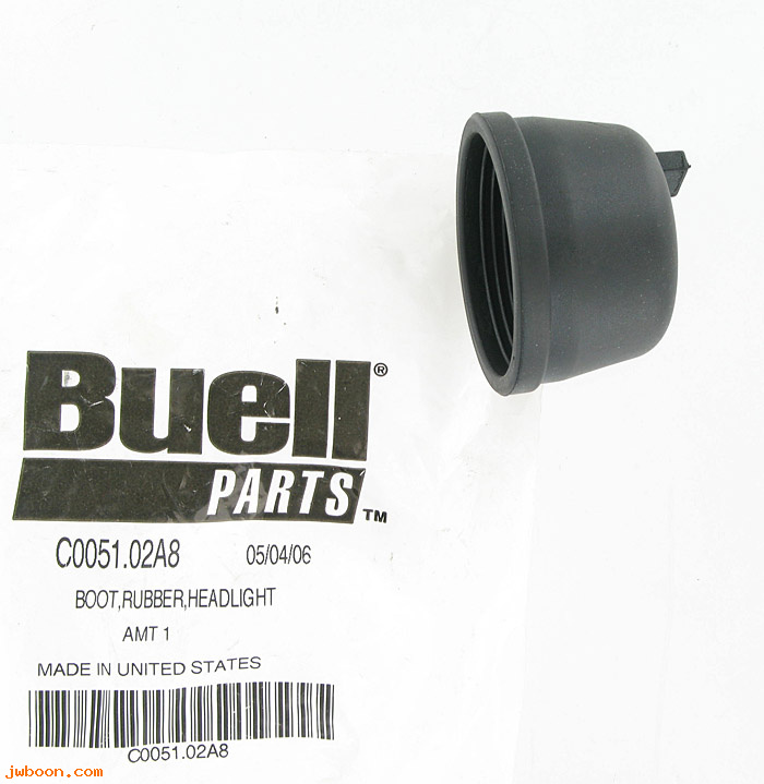   C0051.02A8 (C0051.02A8): Rubber boot, headlight - NOS