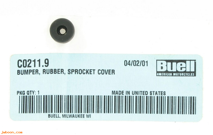   C0211.9 (C0211.9): Bumper, sprocket cover - NOS