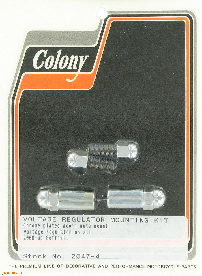 C 2047-4 (): Voltage regulator mounting kit,acorn nuts,in stock - Softail '00-