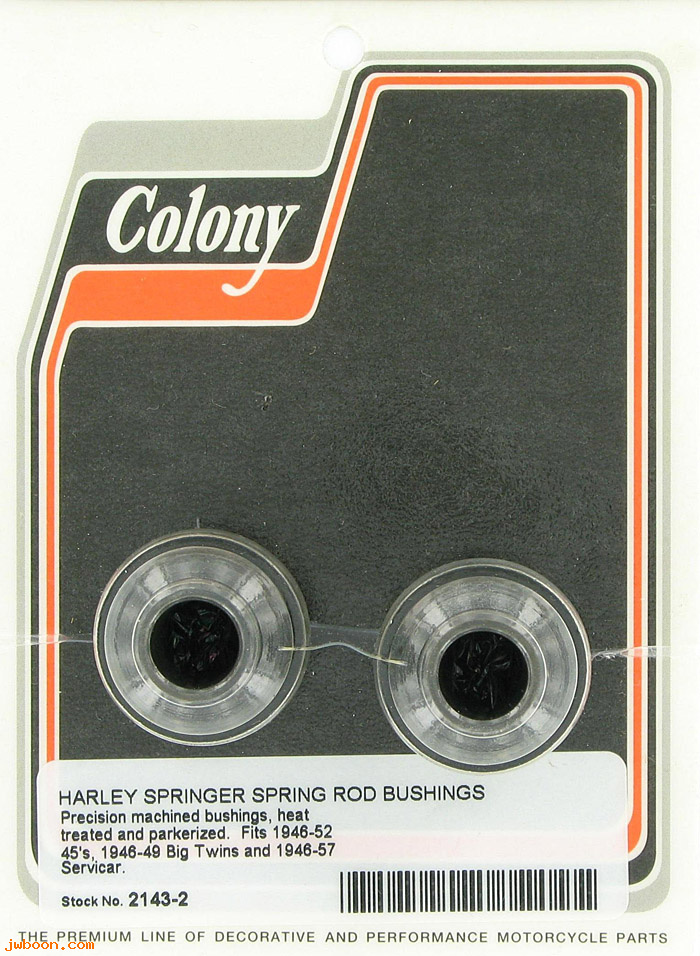 C 2143-2 (45643-45 / 14007-45): Springer spring rod bushings 750cc 46-57. UL,EL,FL 46-48,in stock