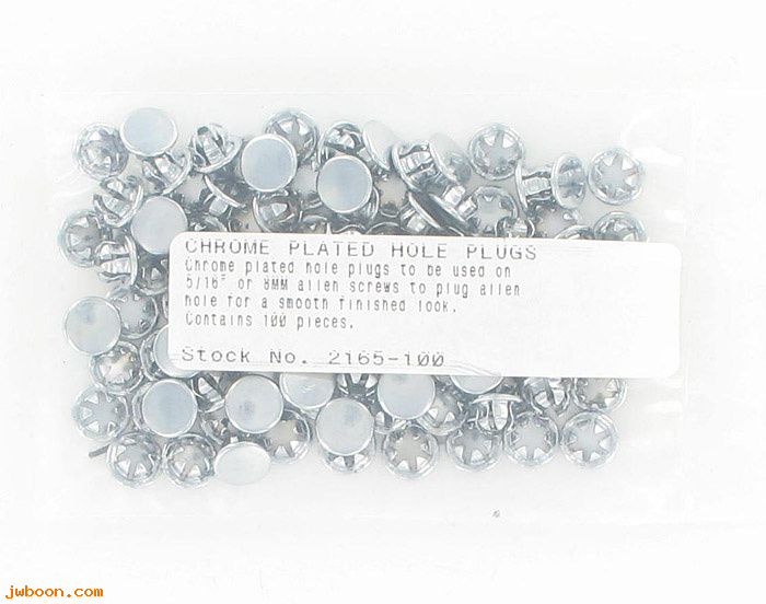 C 2165-100 (): Hole plugs, 5/16" Allen screws, in stock, Colony
