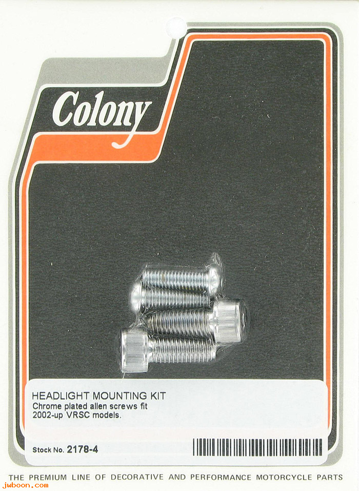 C 2178-4 (): Headlight mounting kit - Allen screws, in stock - VRSC '02-