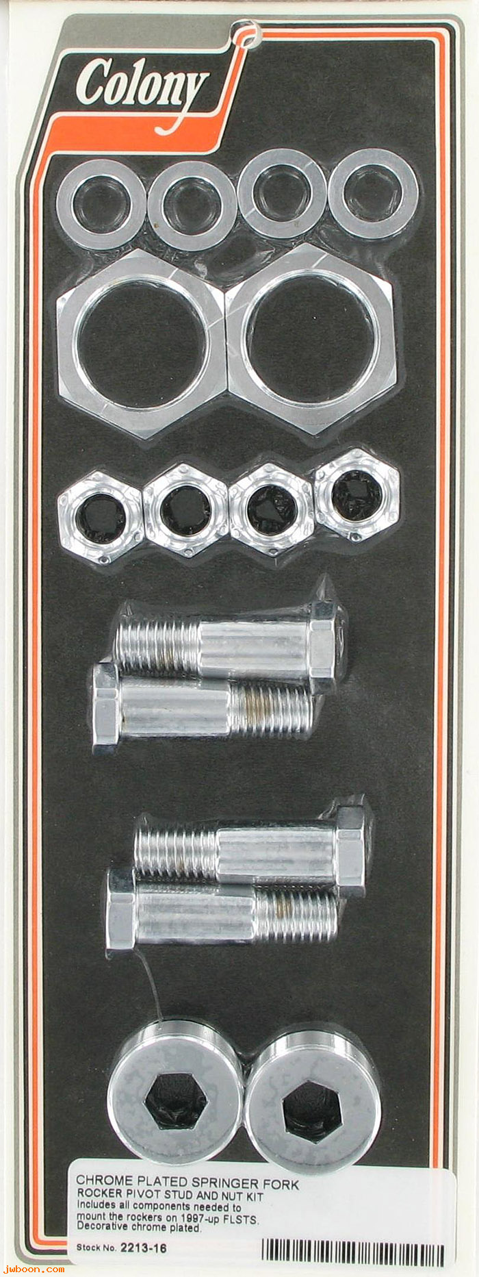 C 2213-16 (): Springer fork rocker pivot stud & nut kit, in stock - FLSTS '97-