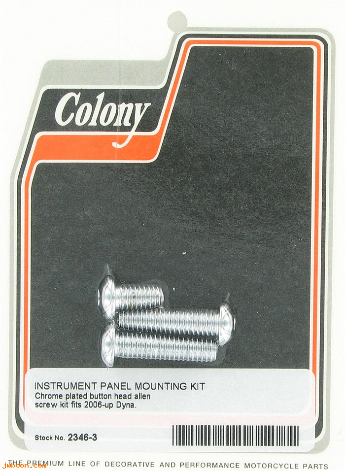 C 2346-3 (): Instrument panel mtg. kit - button head Allen,in stock - FXD '06-
