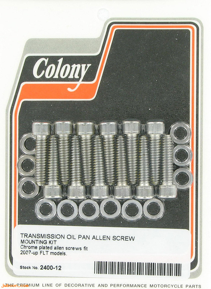 C 2400-12 (): Transmission oil pan Allen screws, in stock - FLT '07-