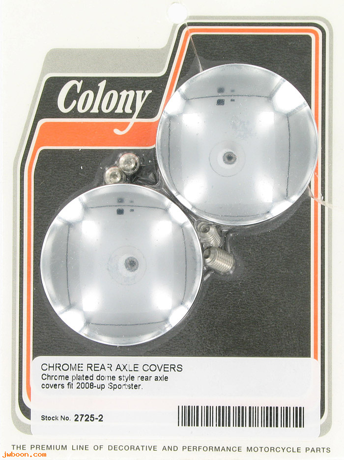C 2725-2 (): Rear axle covers - dome, in stock - Sportster XL '08-