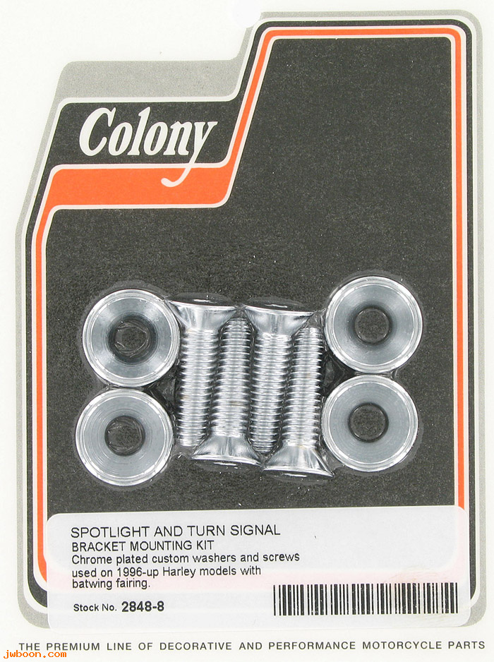 C 2848-8 (): Spotlight and turn signal bracket mounting kit, in stock