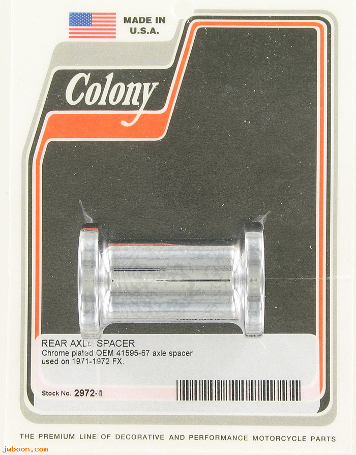 C 2972-1 (41595-67): Spacer, rear axle - Big Twins FL '67-'72. FX '71-'72, in stock