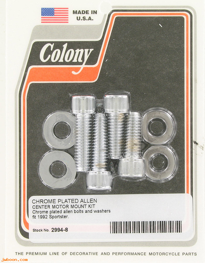 C 2994-8 (): Center motor mount kit, Allen - Sportster, XL 1992, in stock