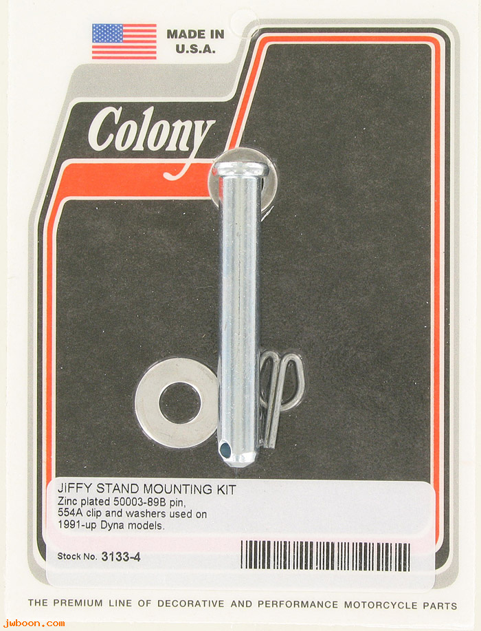 C 3133-4 (50003-89B): Jiffy stand mounting kit, in stock, Colony - Dyna