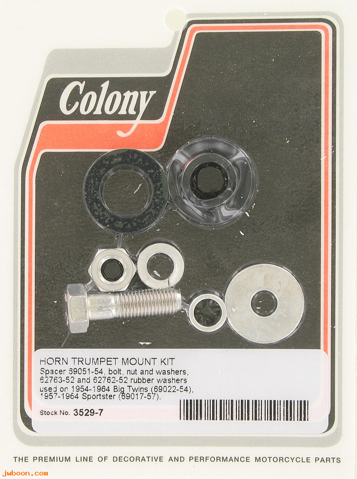 C 3529-7 (): Trumpet horn mounting kit - BT '54-'64, Iron XL '57-'64, in stock