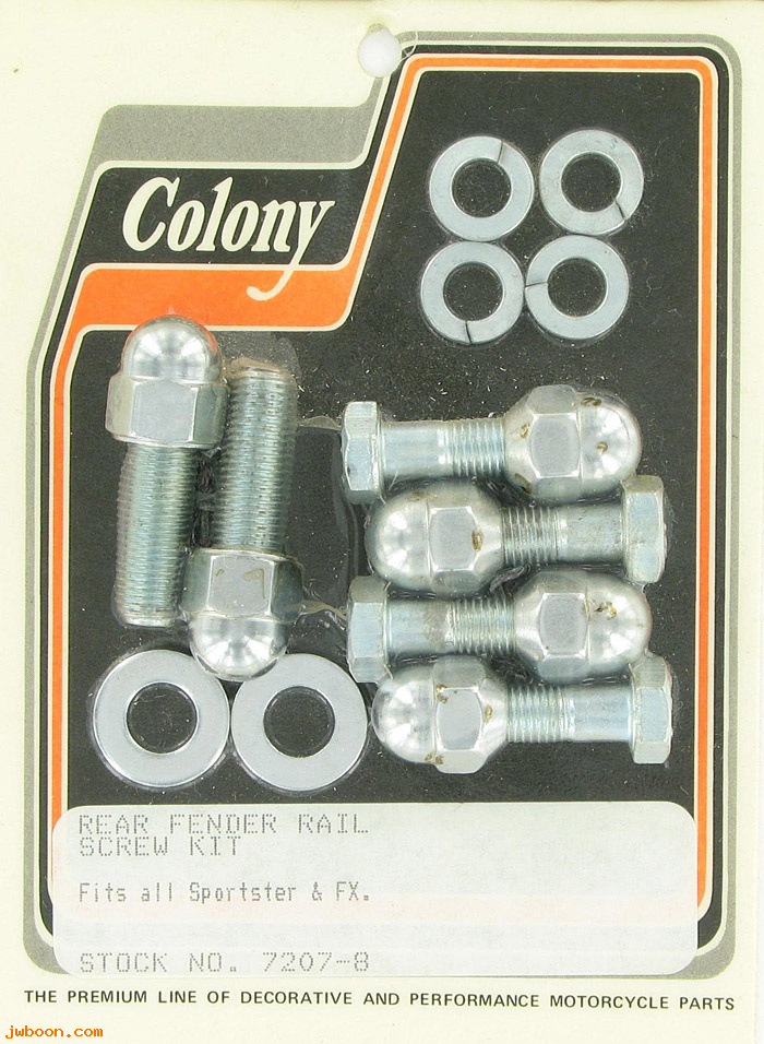 C 7207-8 (): Rear fender rail screws - Ironhead Sporty XL 54-78.FX71-86,Colony