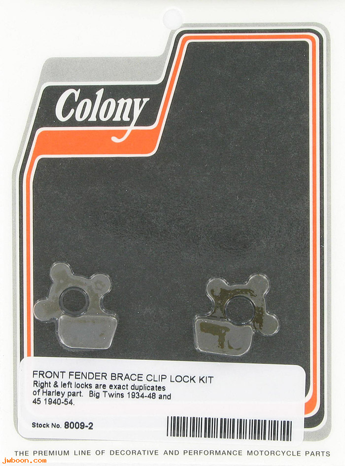 C 8009-2 (59140-34 / 59142-34): Front fender brace locks - Springer forks 34-57, in stock, Colony