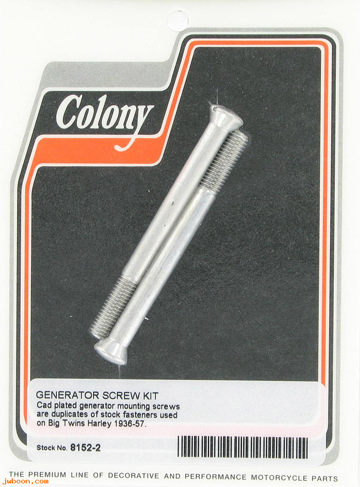 C 8152-2 (30011-36 / 1523-36): Generator screws (2) - EL, FL '36-'57, in stock, Colony