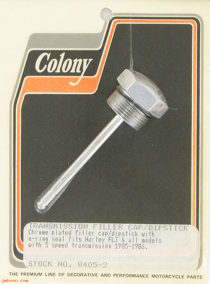 C 8405-2 (37071-79): Transmission fill cap & dipstick - FLT '85-'86,and 5-speed Colony