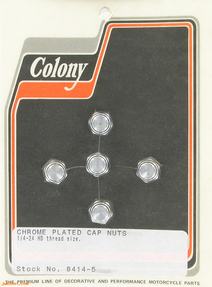 C 8414-5 (): Cap nuts 1/4"-24 H.D. thread, Colony in stock