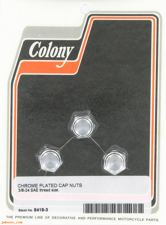 C 8418-3 (): Cap nuts 3/8"-24 SAE, Colony in stock