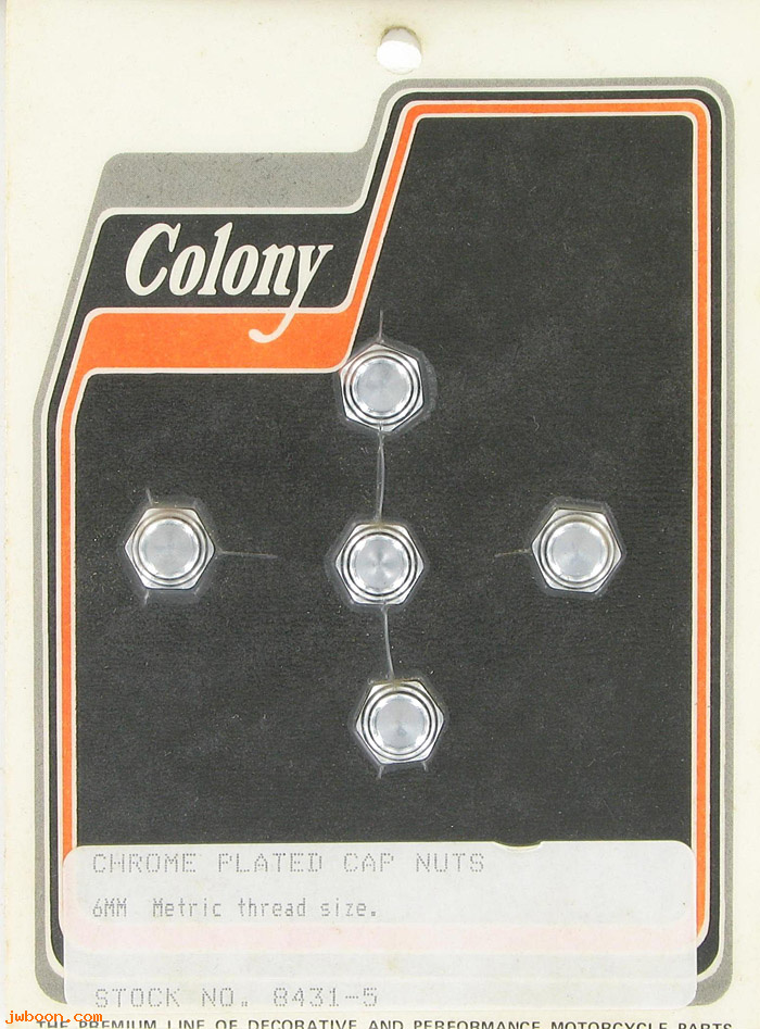C 8431-5 (): Cap nuts  6MM Metric, Colony in stock