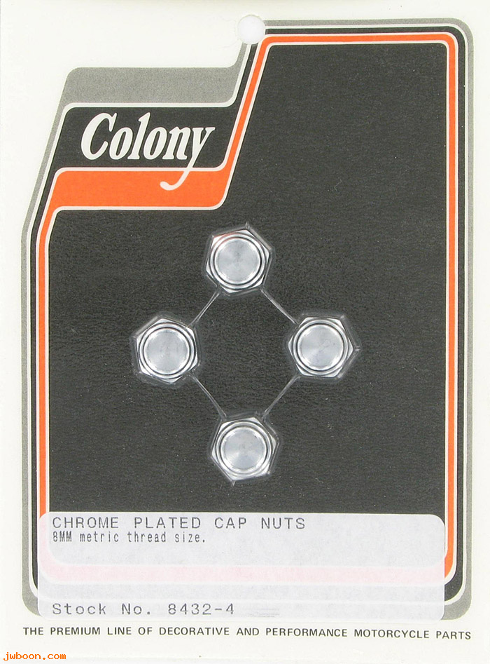 C 8432-4 (): Cap nuts  8MM Metric, Colony in stock