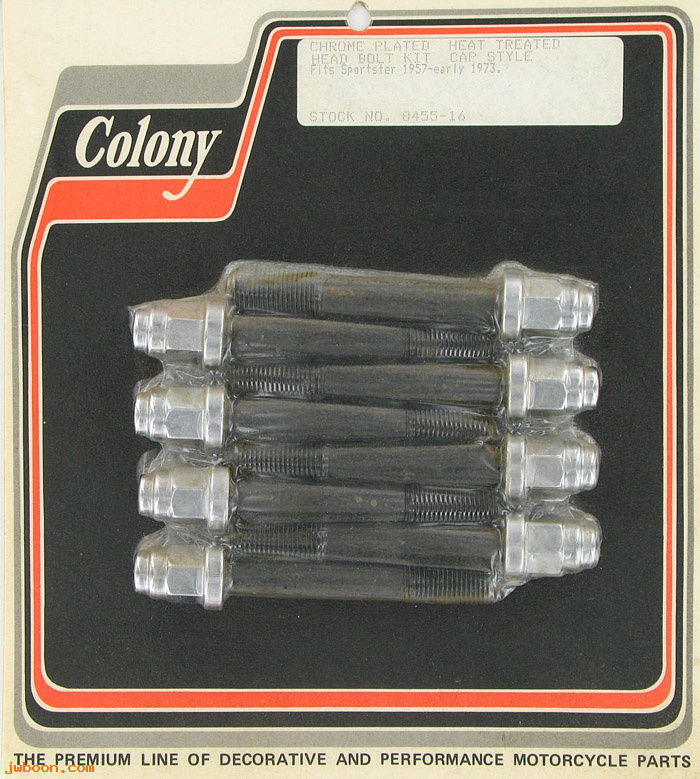 C 8455-16 (): Head bolt set - Ironhead Sportster XL 57-e73, Colony in stock