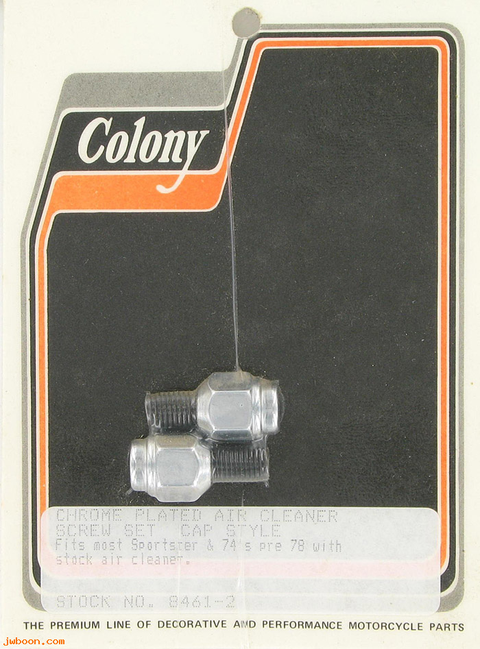 C 8461-2 (): Air cleaner cover screws - most Big Twins, Sporty XL's pre'78