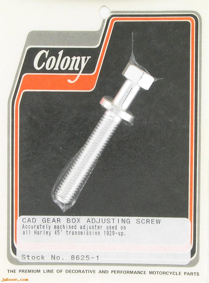 C 8625-1 (34736-27 / 2328-27): Gear box adjusting screw - Singles '27-'34. 750cc '29-'73. Colony